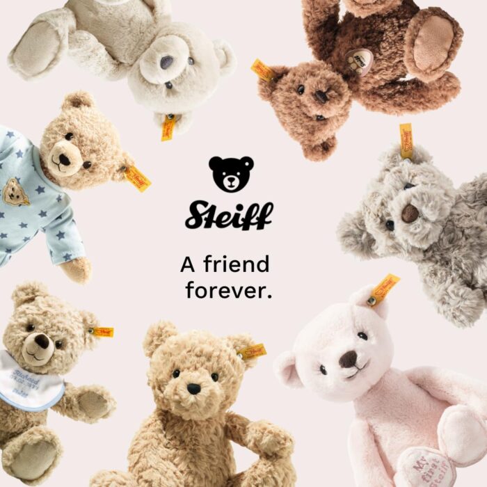 Steiff Kuscheltier Dinkie Esel, Süßes Stofftier mit Kunststoffaugen, Kinder, Jungen & Mädchen, Friends, Plüschtier – Bild 3