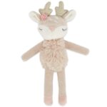 Bieco Kuscheltier Reh Ella Rassel | Baby Kuscheltier ab 0 Monate Stofftier Baby Plüschtier Reh rentier