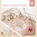Bieco Kuscheltier Reh Ella Rassel | Baby Kuscheltier ab 0 Monate Stofftier Baby Plüschtier Reh rentier – Bild 3
