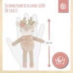 Bieco Kuscheltier Reh Ella Rassel | Baby Kuscheltier ab 0 Monate Stofftier Baby Plüschtier Reh rentier – Bild 5